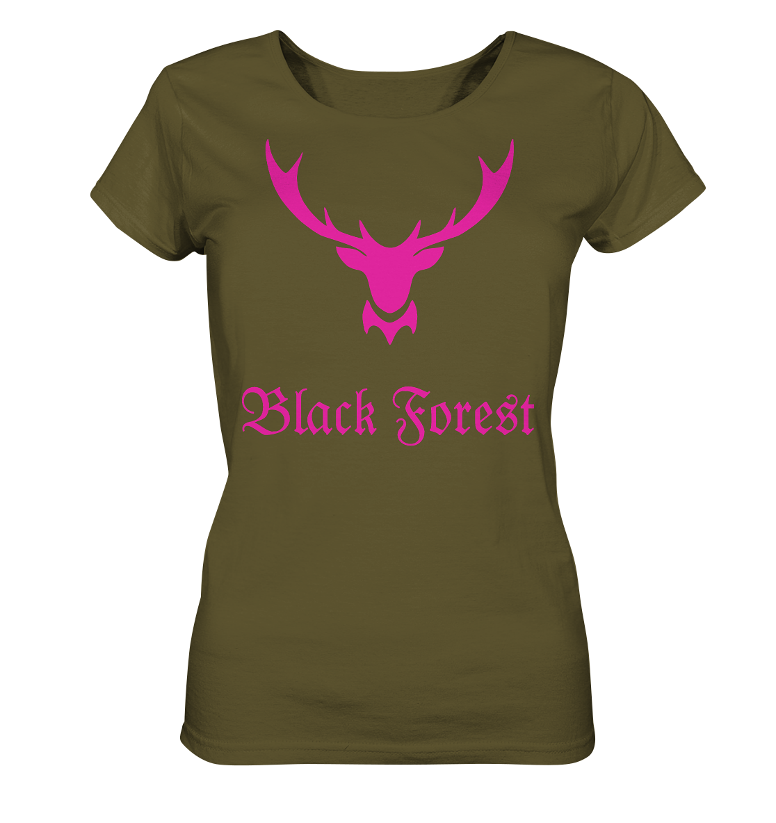 Black Forest Hirschgeweih | Organic Damen T-Shirt