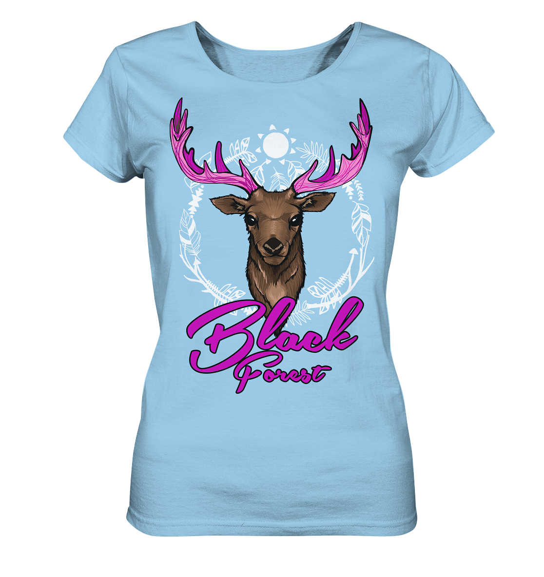 Black Forest Hirsch | Organic Damen T-Shirt