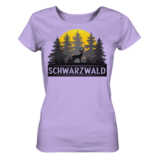 Schwarzwald Sonnenuntergang | Bio Damen T-Shirt Organic