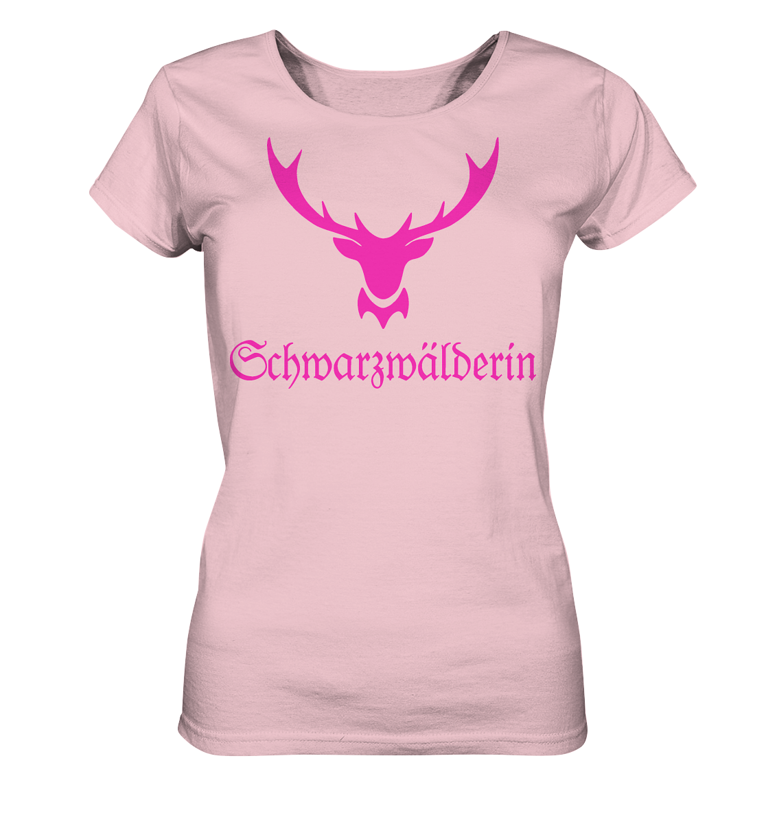 Schwarzwälderin Hirschgeweih | Organic Damen T-Shirt