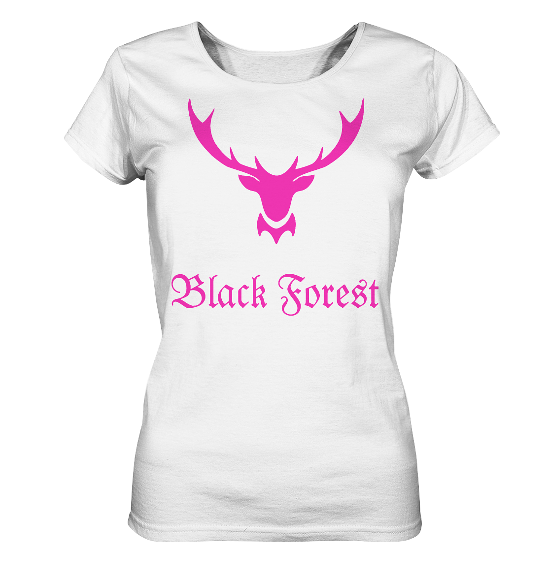 Black Forest Hirschgeweih | Organic Damen T-Shirt