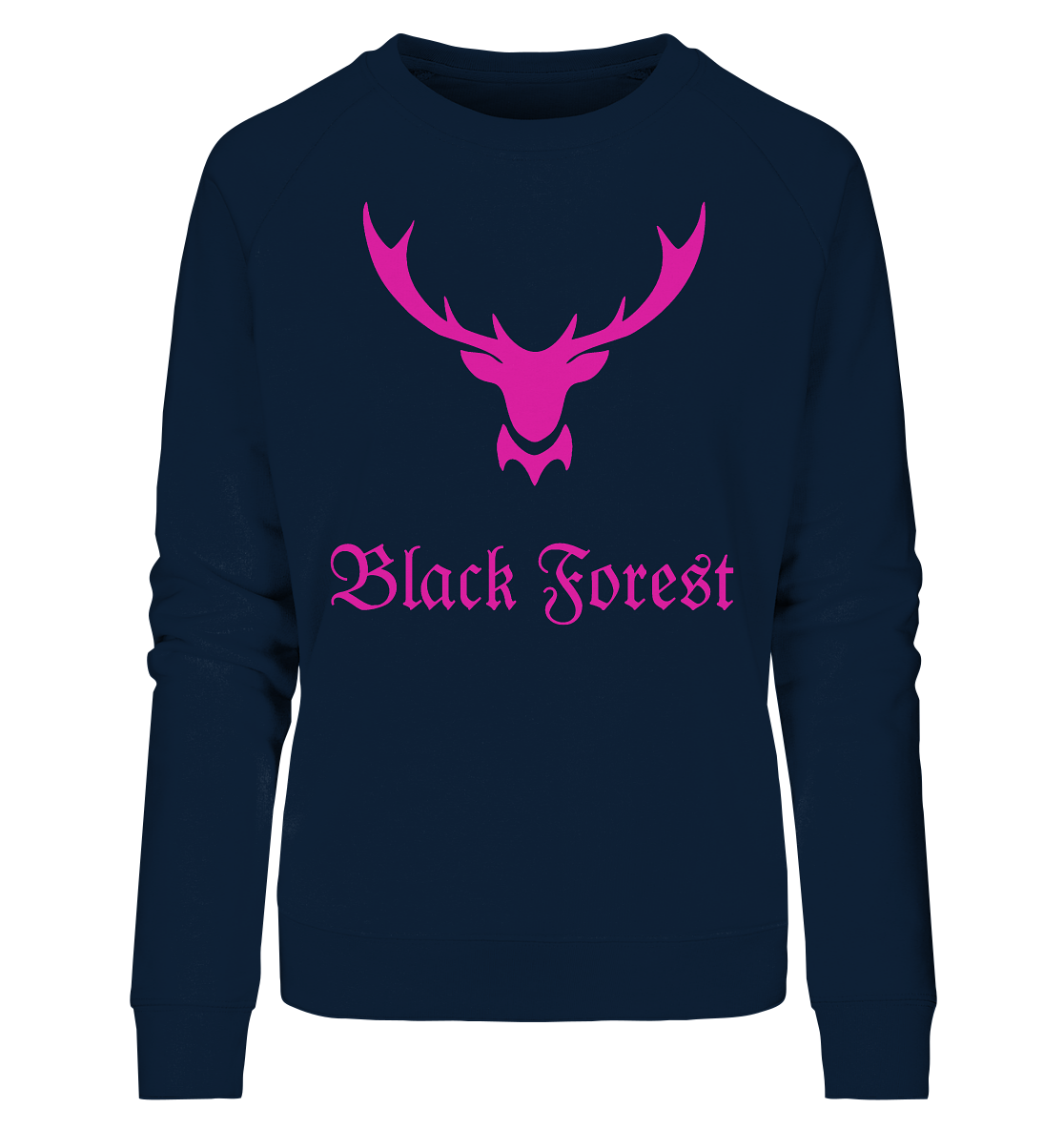 Black Forest Hirschgeweih | Bio Damen Sweatshirt Organic - Ladies Organic Sweatshirt