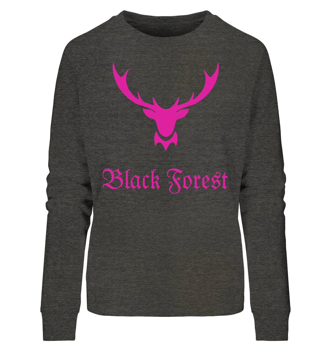 Black Forest Hirschgeweih | Bio Damen Sweatshirt Organic - Ladies Organic Sweatshirt