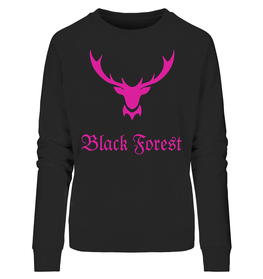 Black Forest Hirschgeweih | Bio Damen Sweatshirt Organic - Ladies Organic Sweatshirt