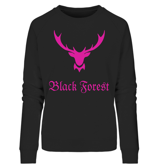 Black Forest Hirschgeweih | Bio Damen Sweatshirt Organic - Ladies Organic Sweatshirt