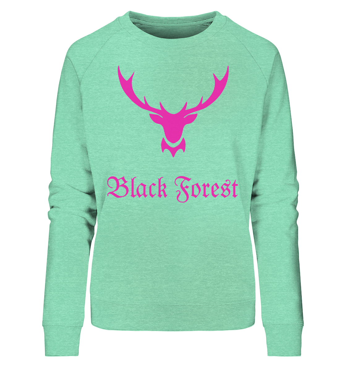 Black Forest Hirschgeweih | Bio Damen Sweatshirt Organic - Ladies Organic Sweatshirt