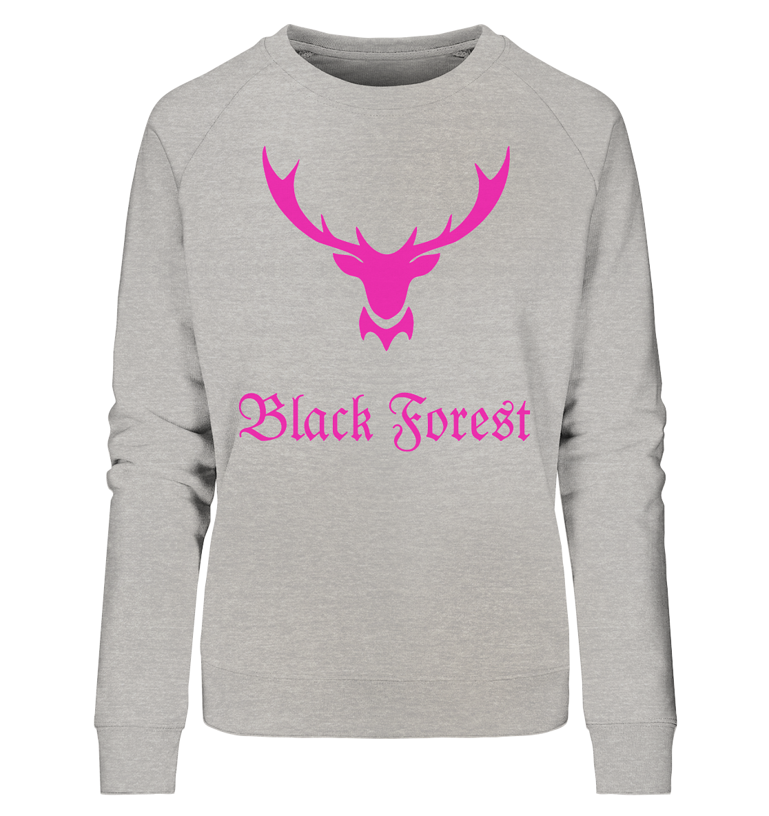 Black Forest Hirschgeweih | Bio Damen Sweatshirt Organic - Ladies Organic Sweatshirt