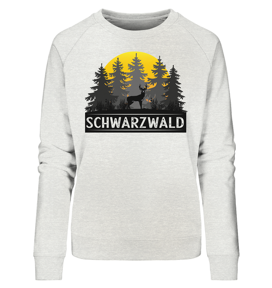 Schwarzwald Sonnenuntergang | Bio Damen Sweatshirt Organic