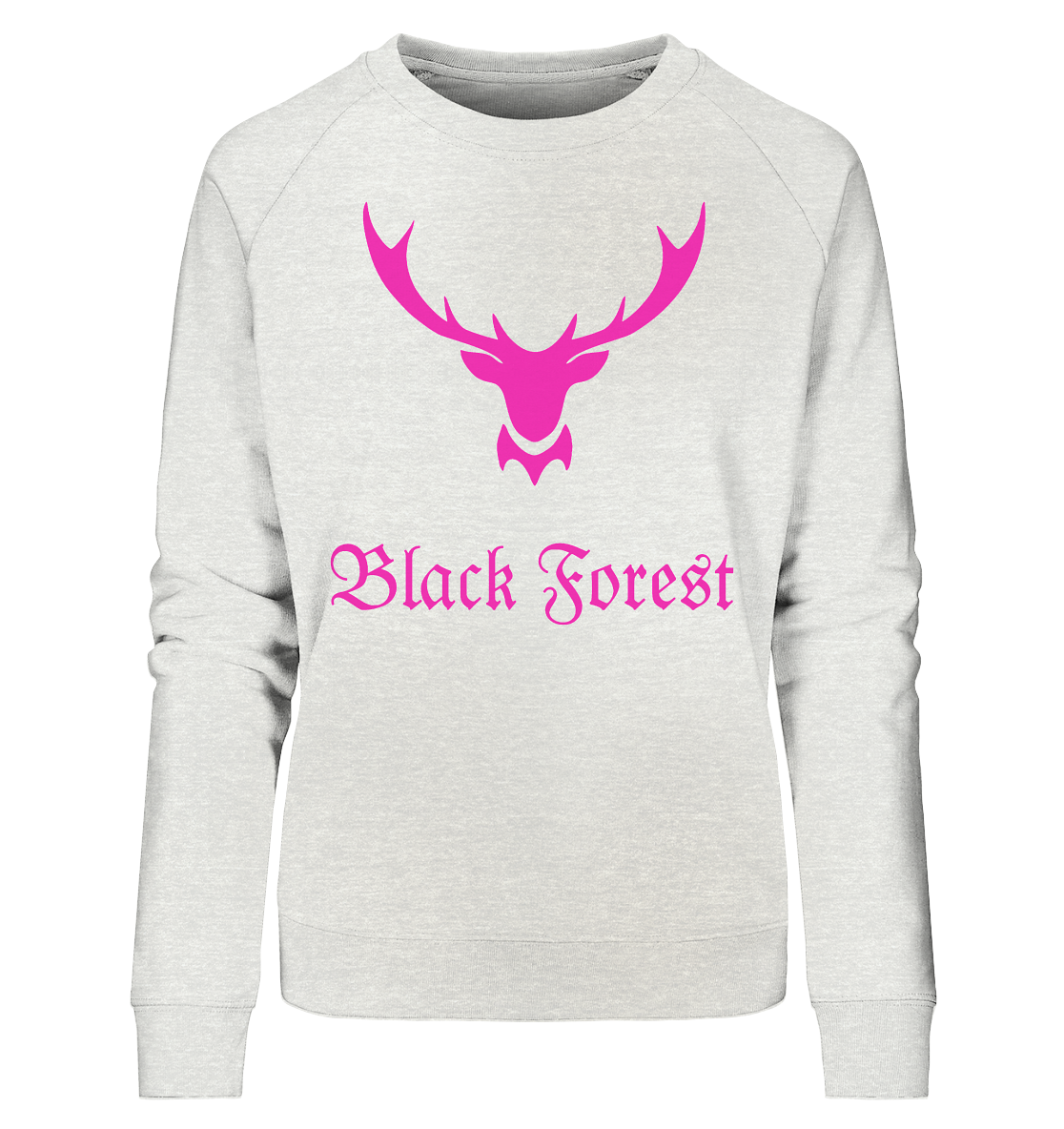Black Forest Hirschgeweih | Bio Damen Sweatshirt Organic - Ladies Organic Sweatshirt