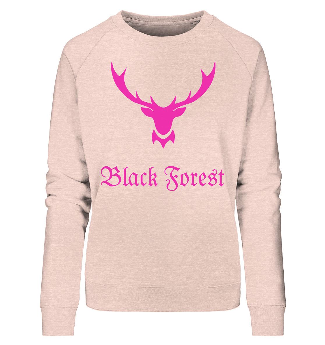 Black Forest Hirschgeweih | Bio Damen Sweatshirt Organic - Ladies Organic Sweatshirt