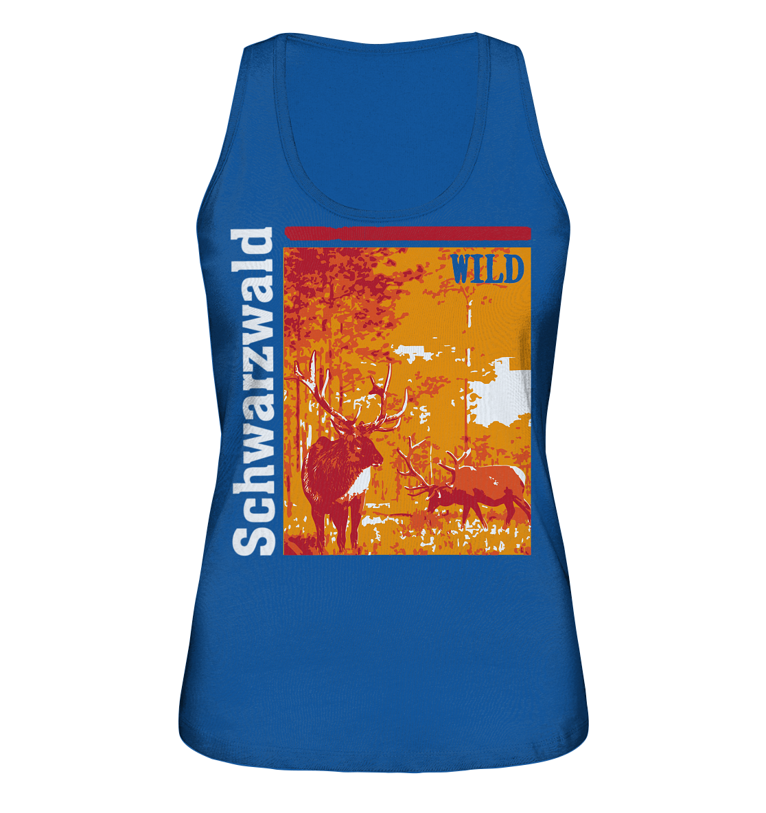 Schwarzwald Wild Hirsch | Bio Damen Tank-Top Organic