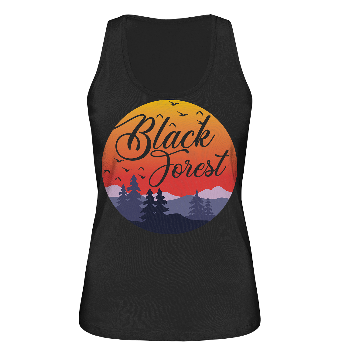 Black Forest Sunset | Damen Bio Organic Tank-Top