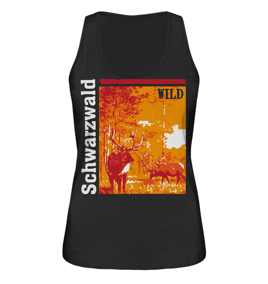 Schwarzwald Wild Hirsch | Bio Damen Tank-Top Organic