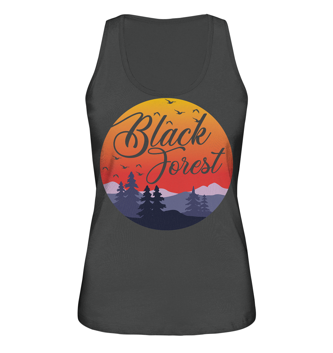 Black Forest Sunset | Damen Bio Organic Tank-Top