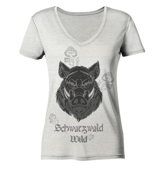 Schwarzwald Wild | Damen Bio V-Neck Shirt Organic