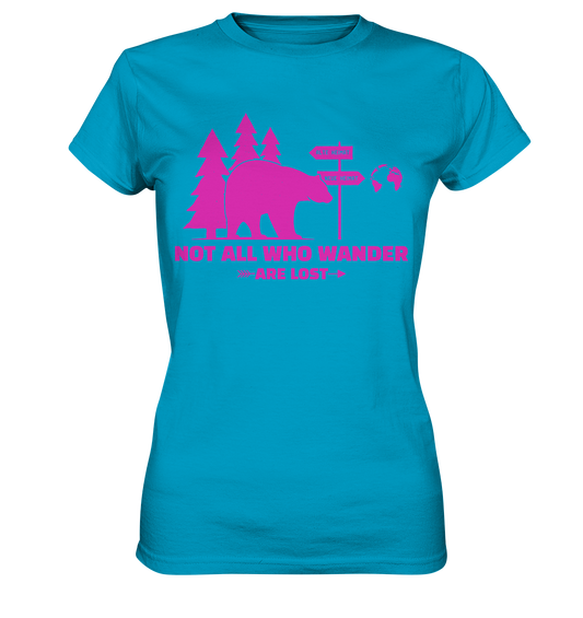 Wanderbär Pink | T-Shirts - Ladies Premium Shirt