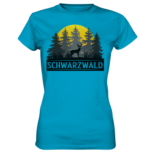 Schwarzwald Sonnenuntergang | Damen Premium T-Shirt