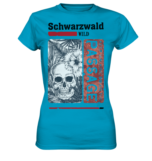 Schwarzwald Wild Passage Skull | Damen Premium T-Shirt