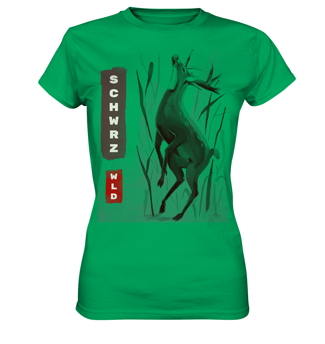 SCHWRZ WLD | Damen Premium T-Shirt