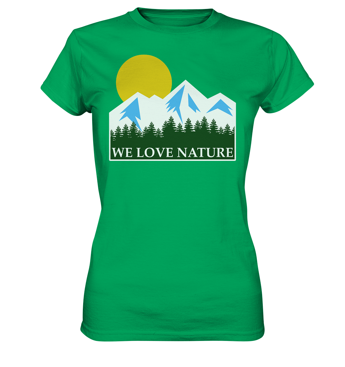 We Love Nature | Damen Premium T-Shirt
