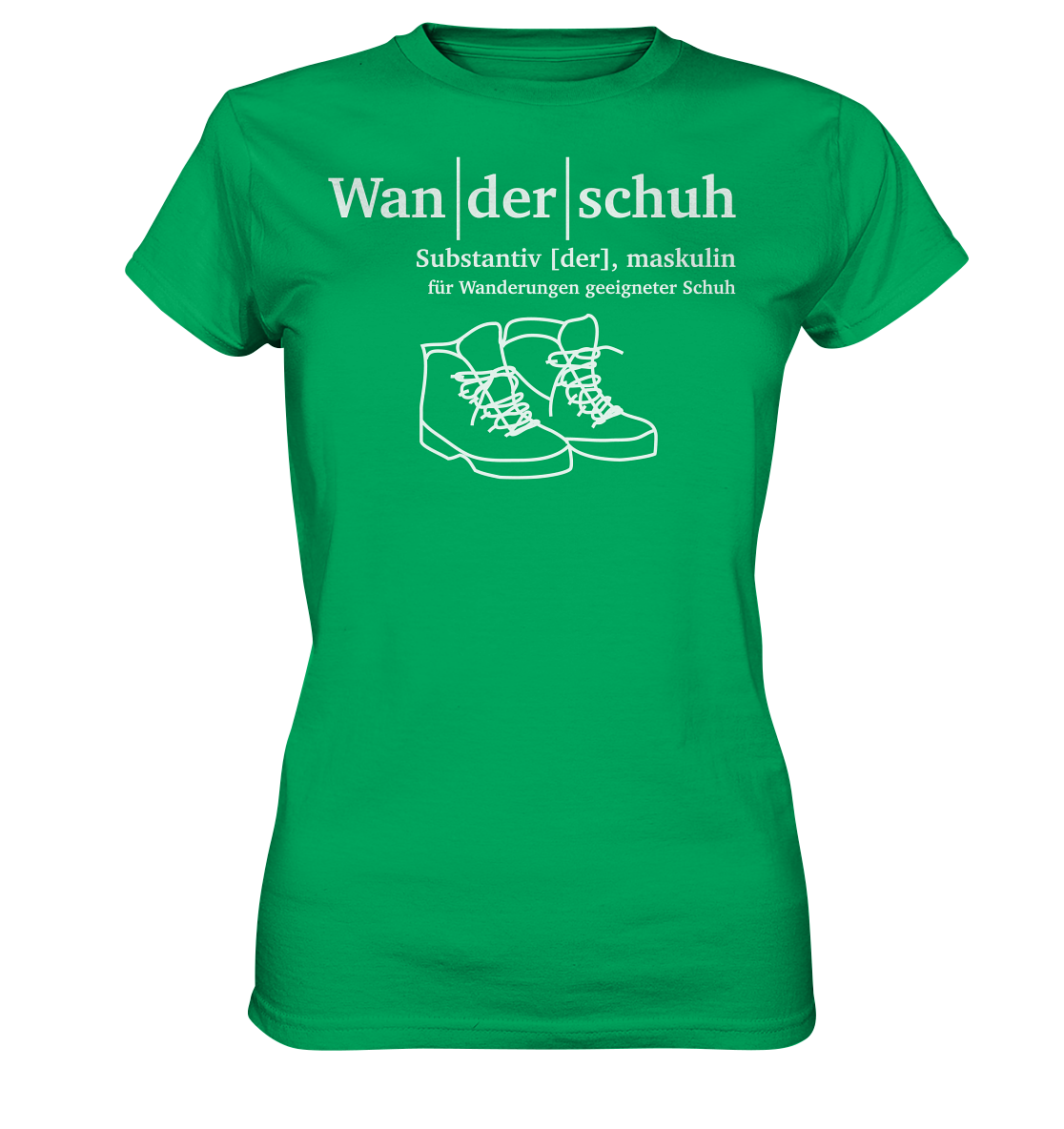Wanderschuh | Damen Premium T-Shirt