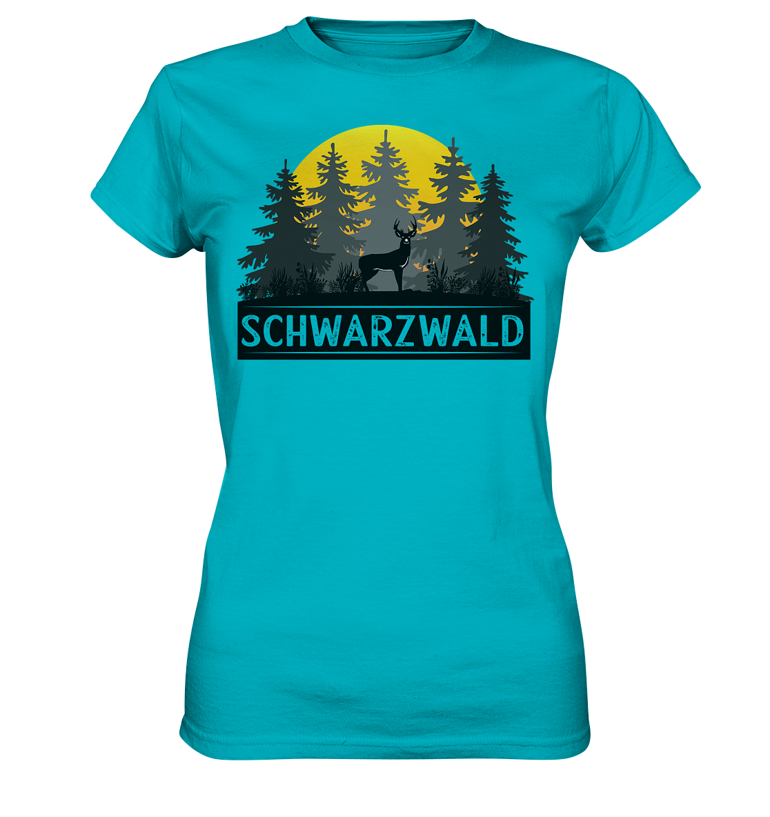 Schwarzwald Sonnenuntergang | Damen Premium T-Shirt