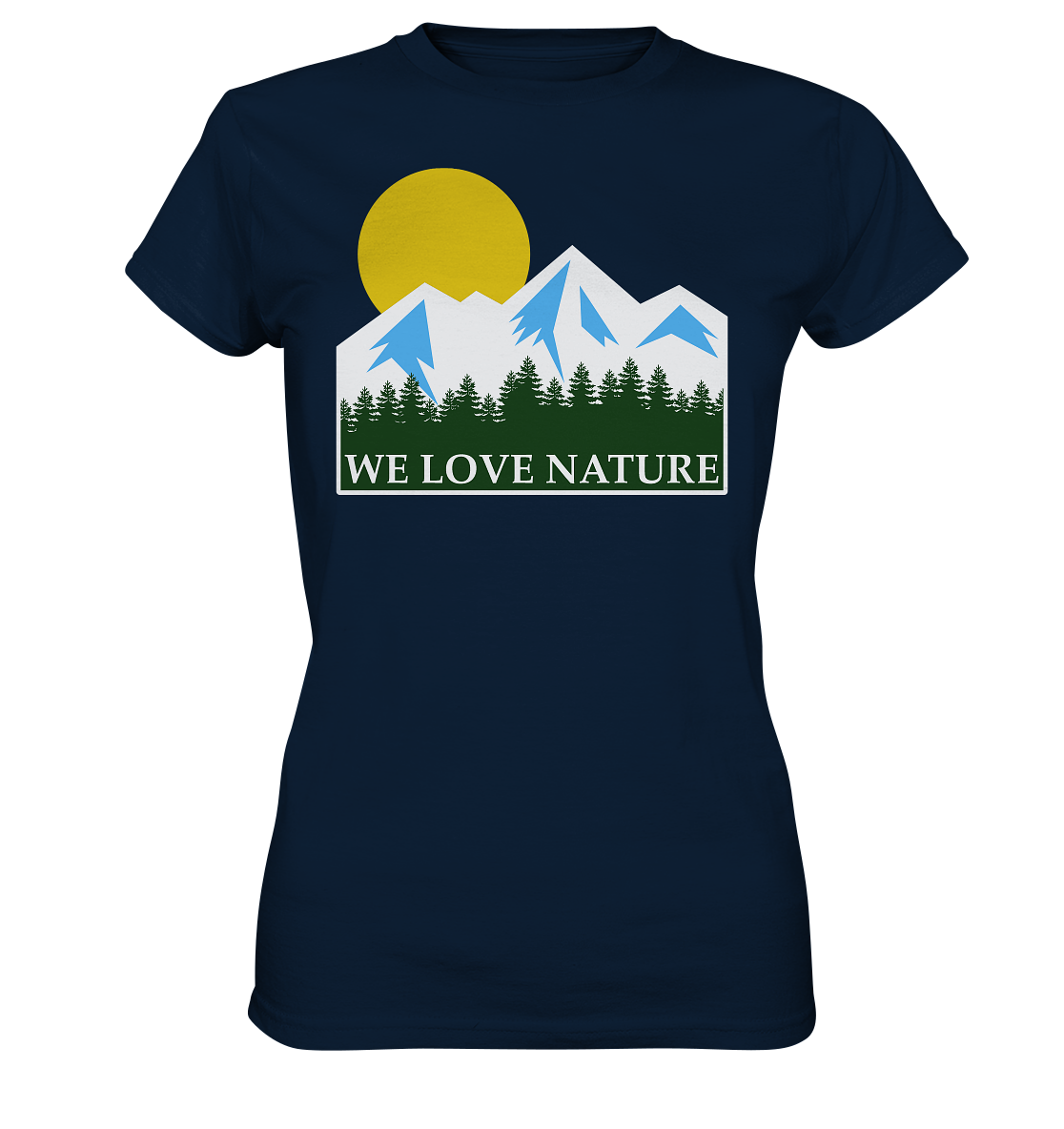 We Love Nature | Damen Premium T-Shirt