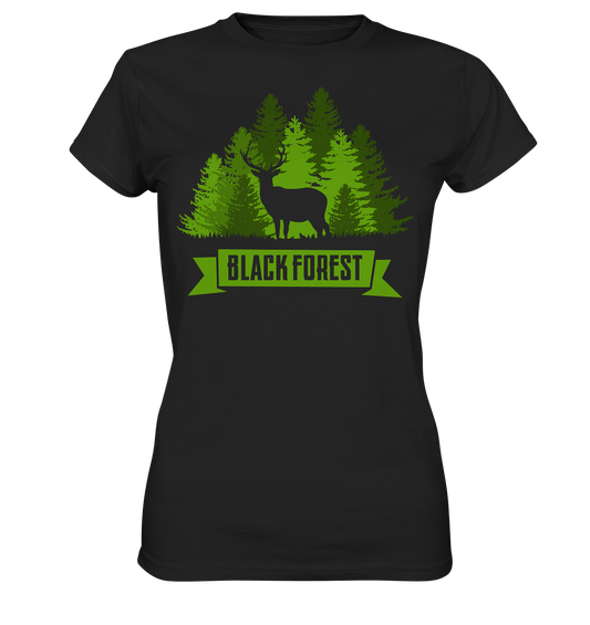 Black Forest Hirsch & Wald | Organic Damenshirt