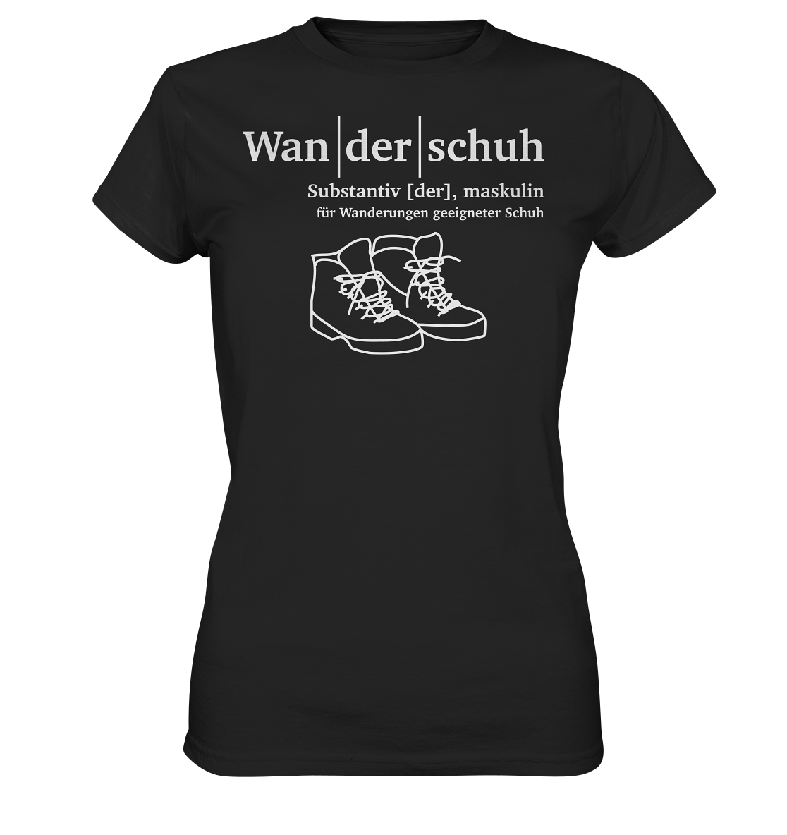Wanderschuh | Damen Premium T-Shirt