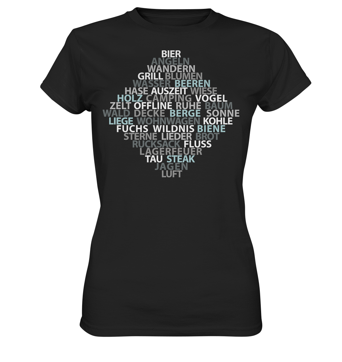 Wortsalat der Natur | Damen Premium T-Shirt