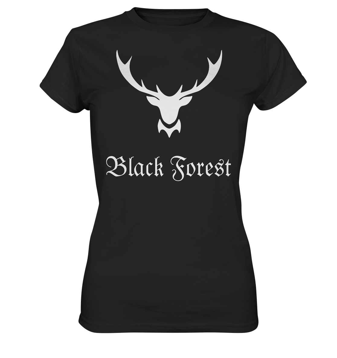 Black Forest Hirschgeweih | Damen Premium T-Shirt