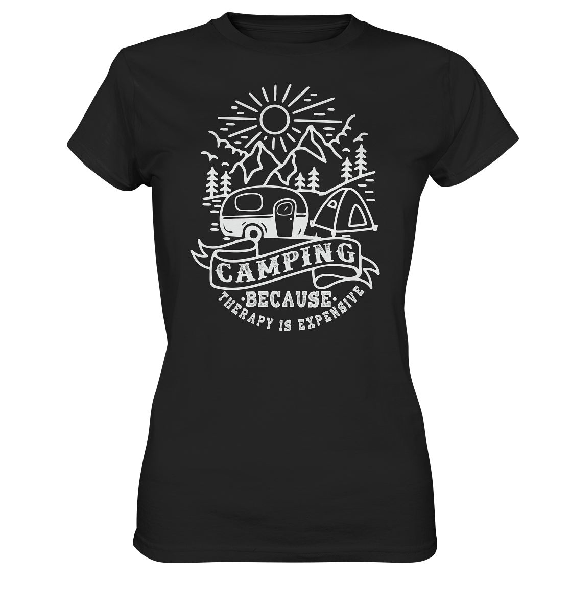 Camping Therapy | Damen Premium T-Shirt