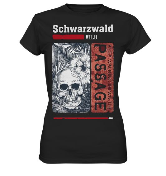 Schwarzwald Wild Passage Skull | Damen Premium T-Shirt