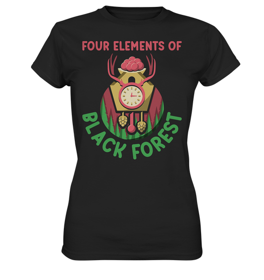 Four Elements Of Black Forest | Damen Premium T-Shirt