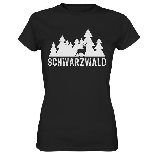 Schwarzwald Hirsch | Damen Premium T-Shirt