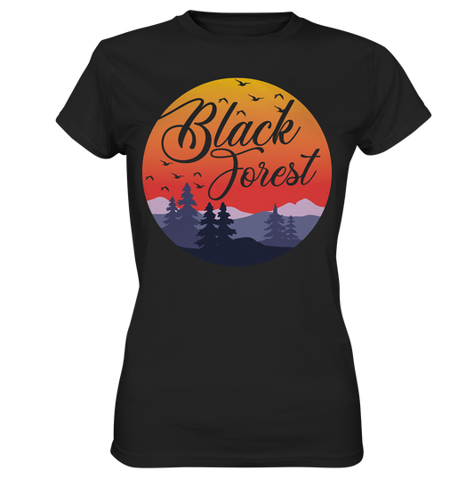 Black Forest Sunset | Damen Premium T-Shirt