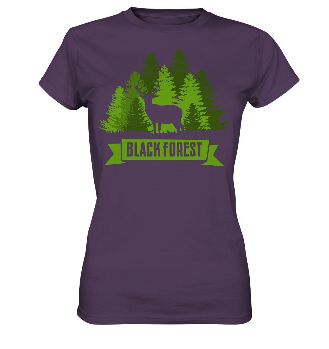 Black Forest Hirsch & Wald | Organic Damenshirt