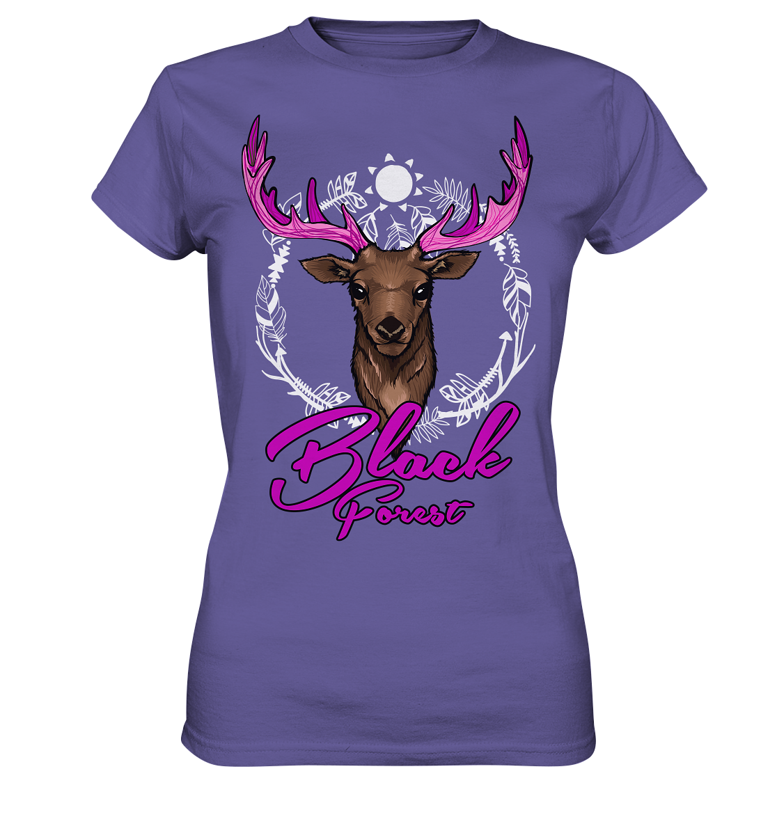 Black Forest Hirsch | Organic Damenshirt