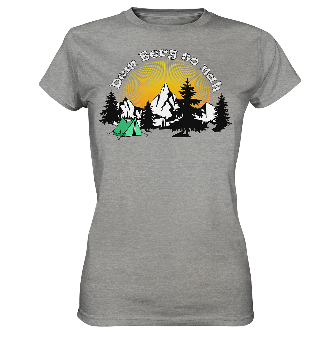 Dem Berg so nah | Damen Premium T-Shirt