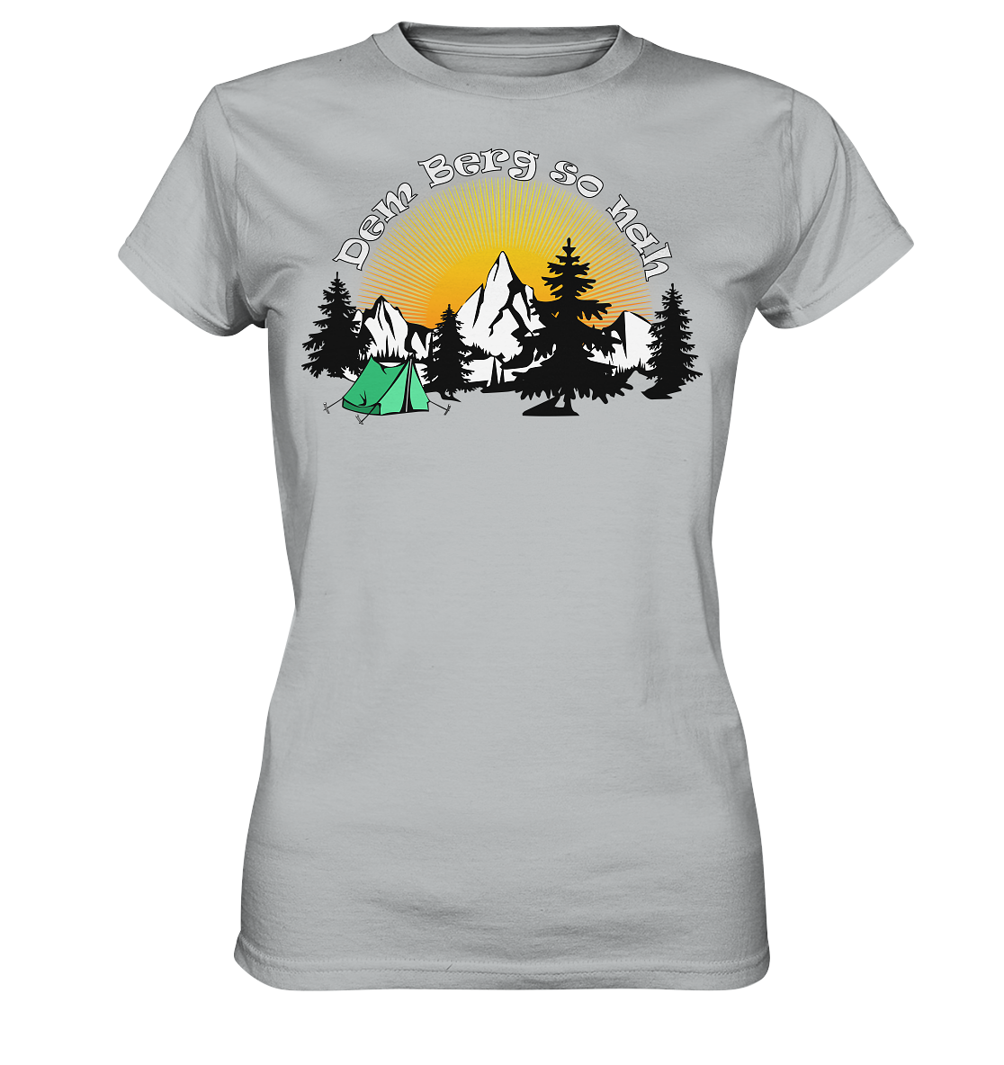 Dem Berg so nah | Damen Premium T-Shirt