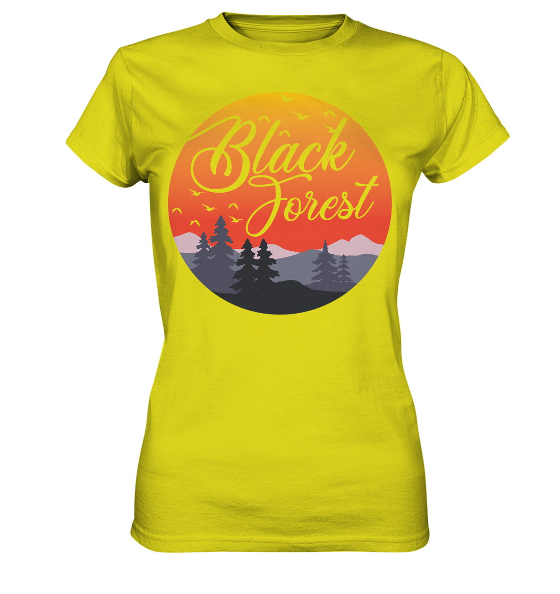 Black Forest Sunset | Damen Premium T-Shirt
