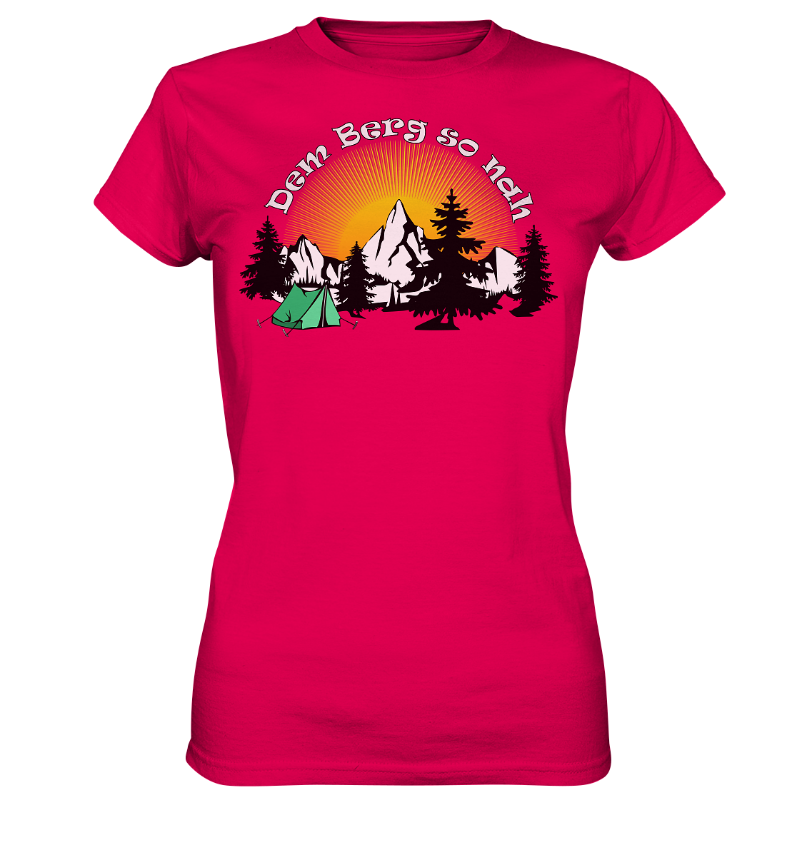 Dem Berg so nah | Damen Premium T-Shirt