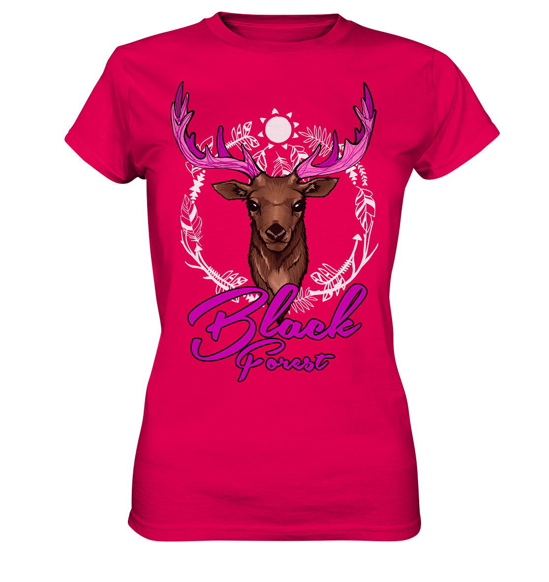 Black Forest Hirsch | Organic Damenshirt