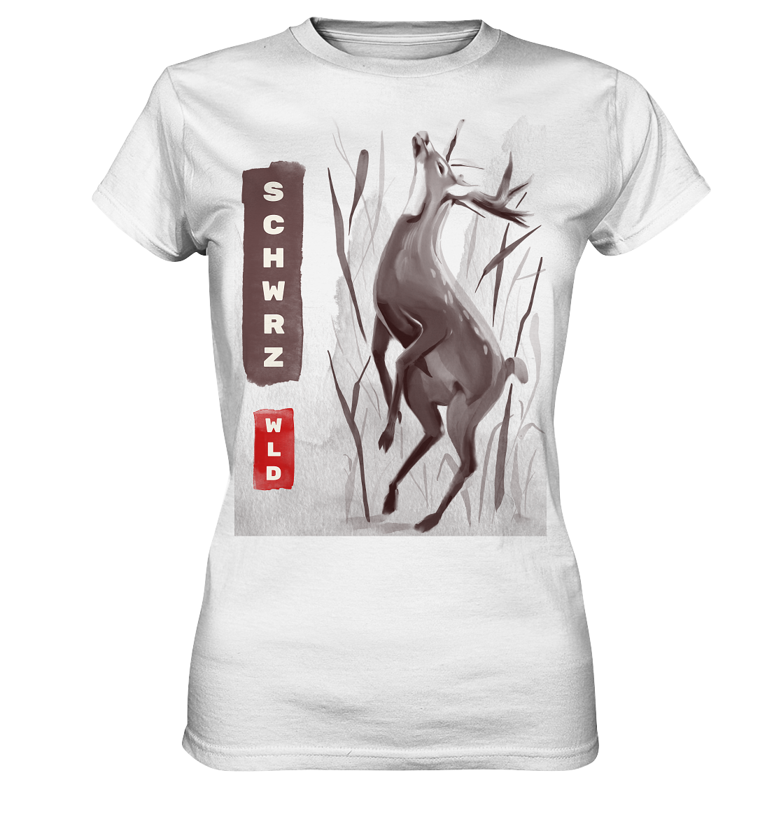 SCHWRZ WLD | Damen Premium T-Shirt