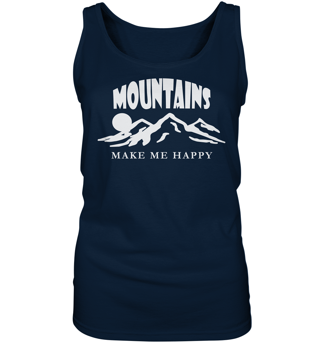 Mountains Make Me Happy | Damen Tank-Top