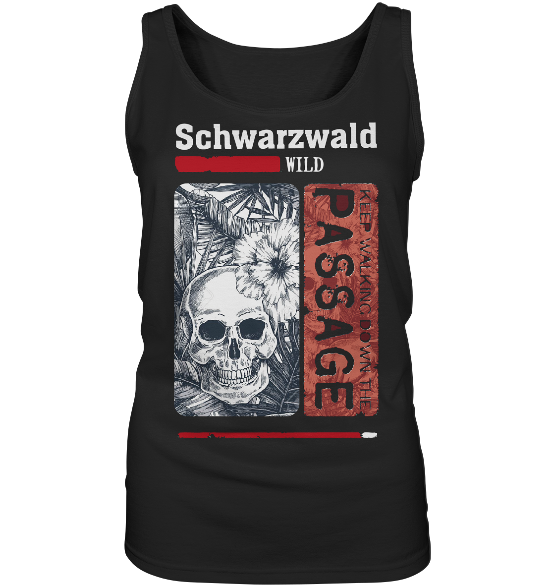 Schwarzwald Wild Passage Skull | Damen Tank-Top