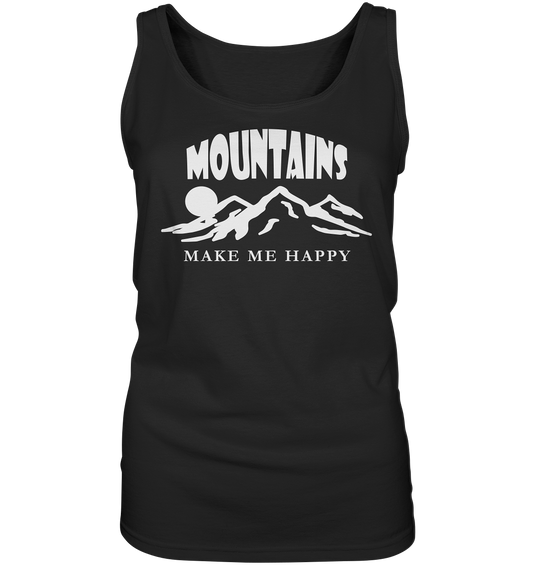 Mountains Make Me Happy | Damen Tank-Top