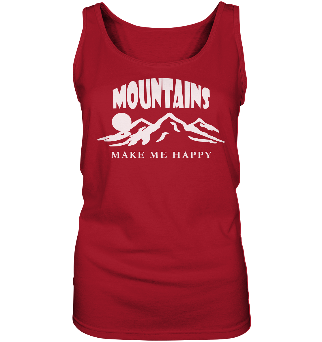 Mountains Make Me Happy | Damen Tank-Top