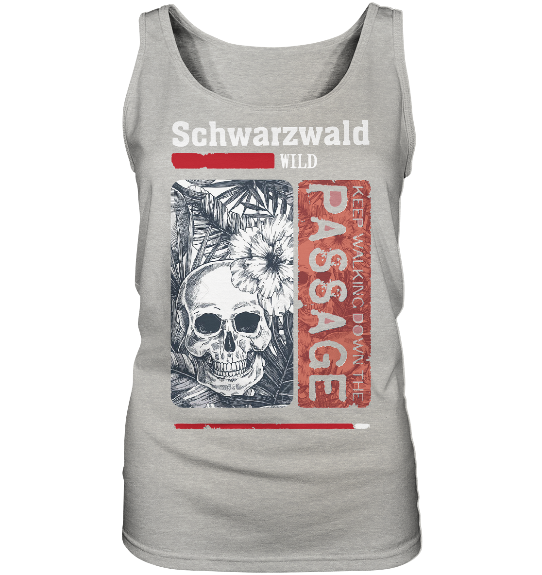 Schwarzwald Wild Passage Skull | Damen Tank-Top