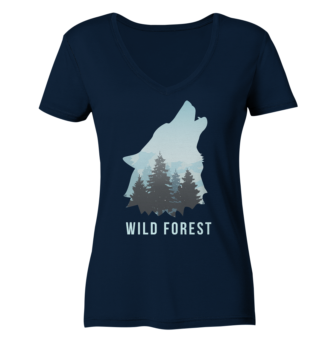 Wild Forest | - Ladies V-Neck Shirt